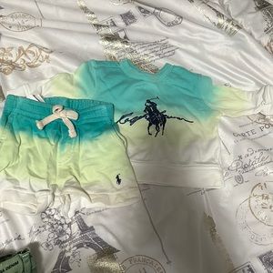 Babies polo Ralph Lauren shorts set